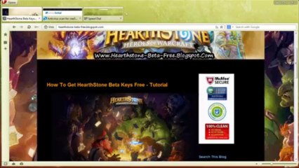 Get Free Hearthstone Beta Key