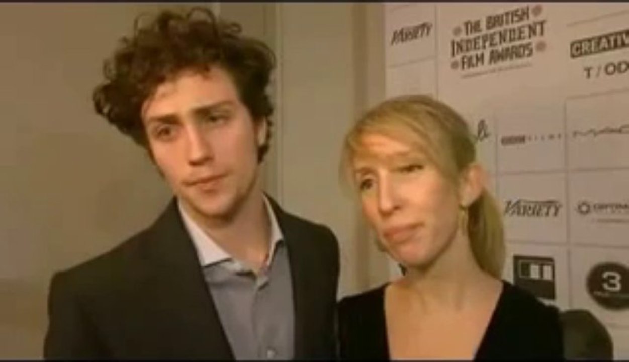 Fifty Shades of Grey - BIFAs interview with Aaron Johnson _ Sam Taylor-Wood