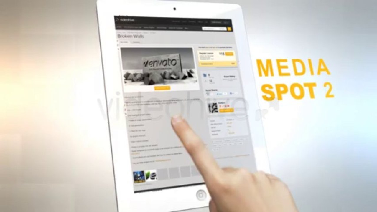 Web Page In Mobile - After Effects Template