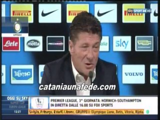 Mazzarri conferenza pre Catania-Inter