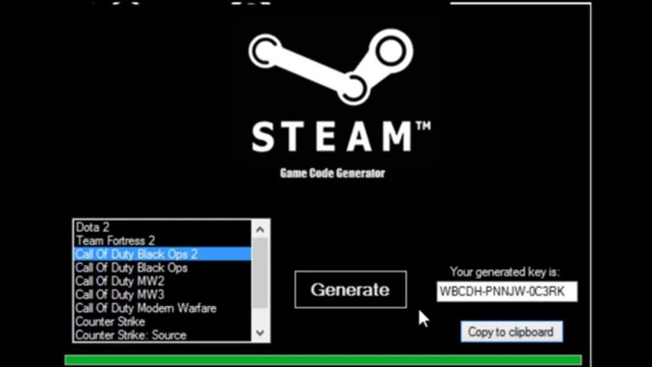 ▶ Steam Keys Generator 2013 June) Undetectable