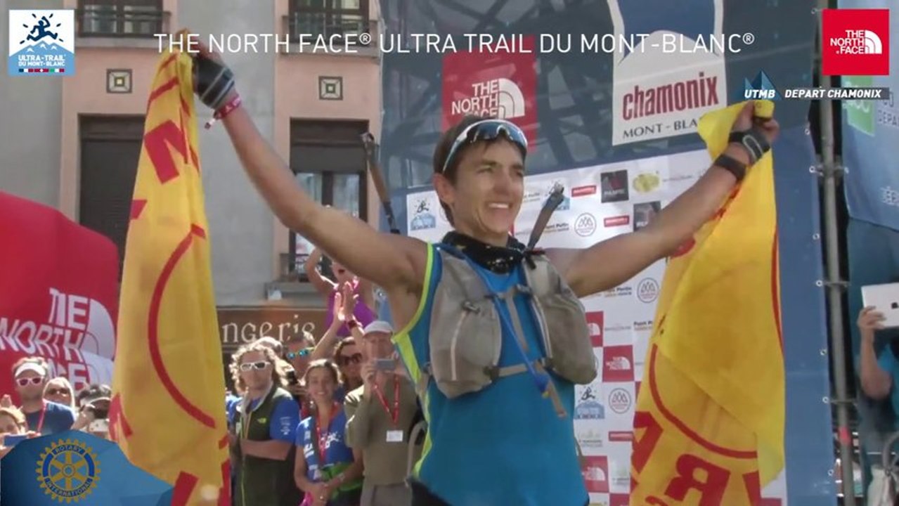 2013 Ultratrail TV - Arrivée du Top 3 UTMB