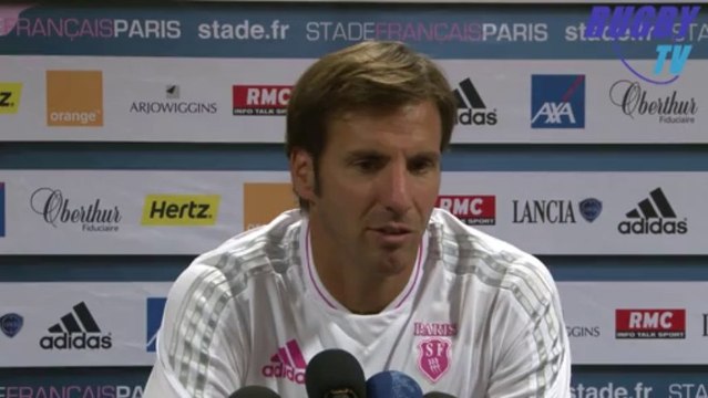 STADE FRANCAIS-BIARRITZ - Top14 2013 - Interviews du Stade Français