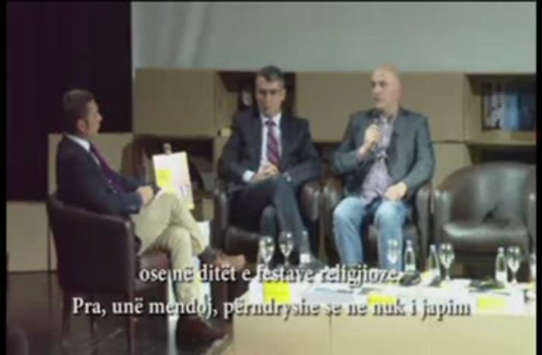 Xhabir Hamiti ne Konferencen e Homoseksualeve.