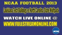 Watch Louisiana Tech vs North Carolina State Live Streaming NCAA College Football