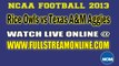 Watch Rice vs Texas A&M Live Streaming NCAA College Football