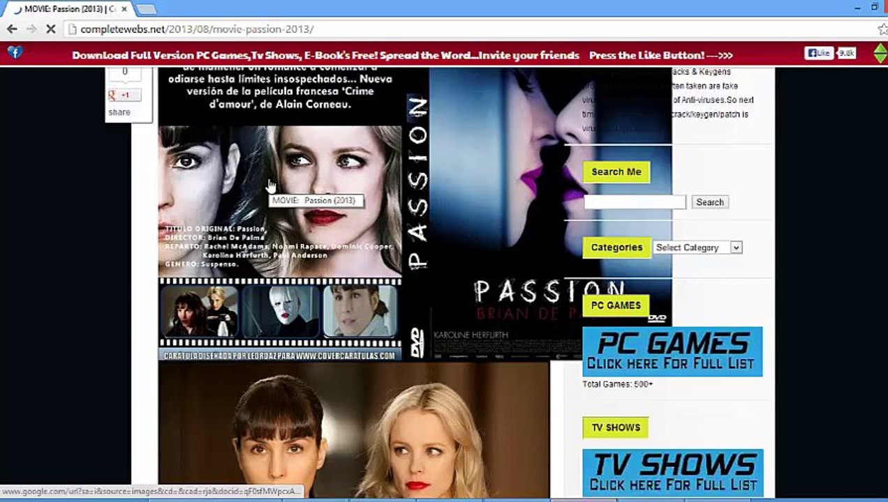 Watch Free  Passion (2013) Movie Online!