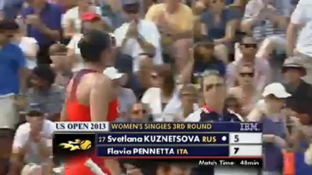 Pennetta vs Kuznetsova - Us Open 2013 - 3° Turno - Livetennis.it