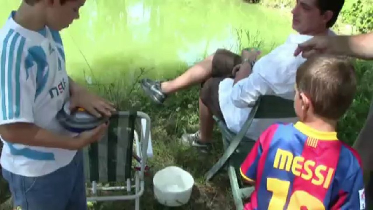 leçons de pêche avec papy 1ére