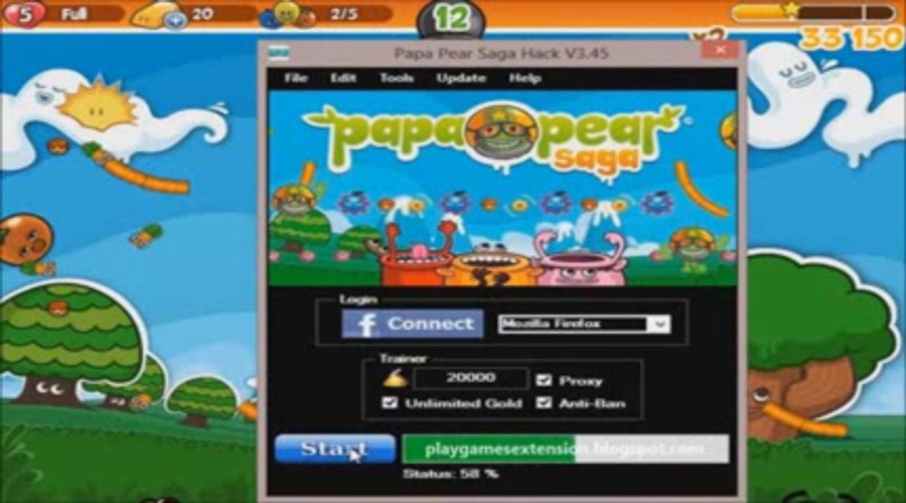Papa Pear Saga Hack ™ Cheat [FREE Download] September - October 2013 Update