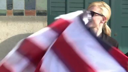 Deauville: Cate Blanchett inaugure sa cabine de plage