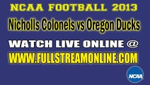 Watch Nicholls vs Oregon Live Streaming NCAA College Football