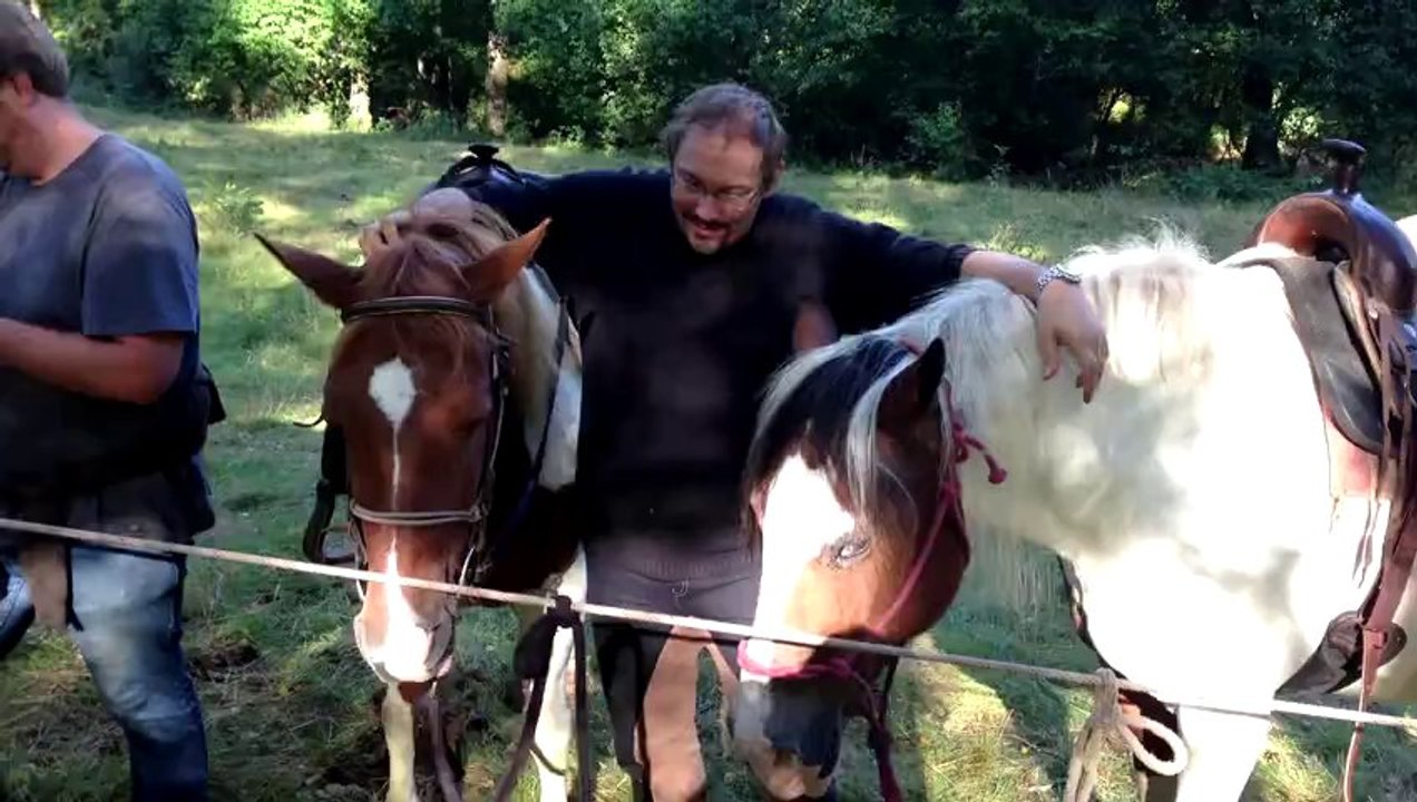 WE Cheval en Coreze avec les gens du Yoseikan Budo Geneve