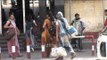 Passengers arrive at Jalandhar railway station