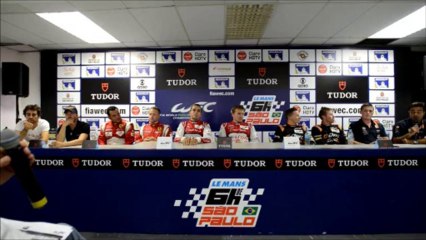 6 Hours of Sao Paulo - LMGTE Pro Qualifying Press Conference