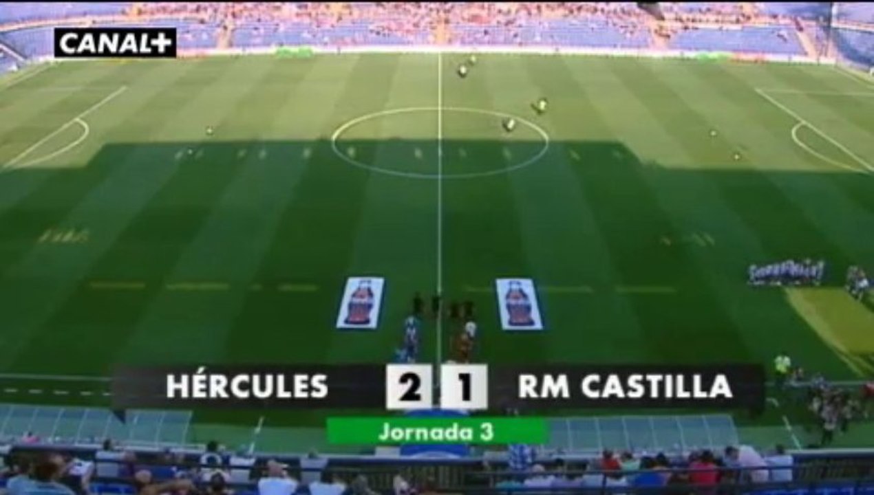 Liga Adelante Hércules 2  Real Madrid Castilla 1
