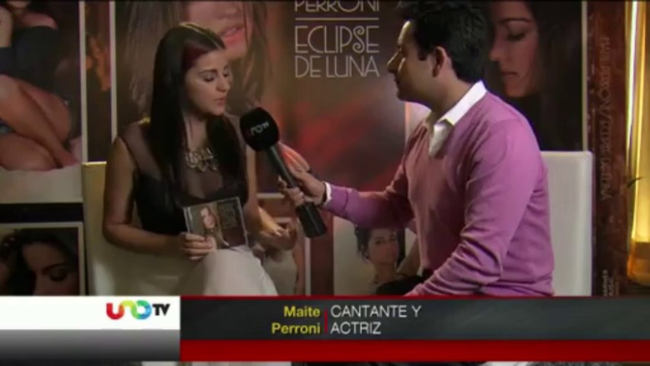 Maite Perroni [@MaiteOficial] promociona “Eclipse de luna” || UNOTv