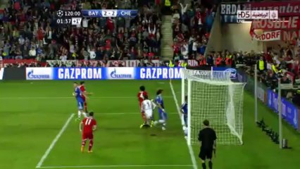 هدف التعادل لمارتنيز فى شباك تشيلسى السوبر الاوربى 2013