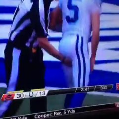 Referee takes a little more