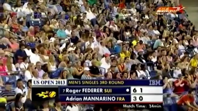 Federer vs Mannarino US Open round 3 Full Match Highlights