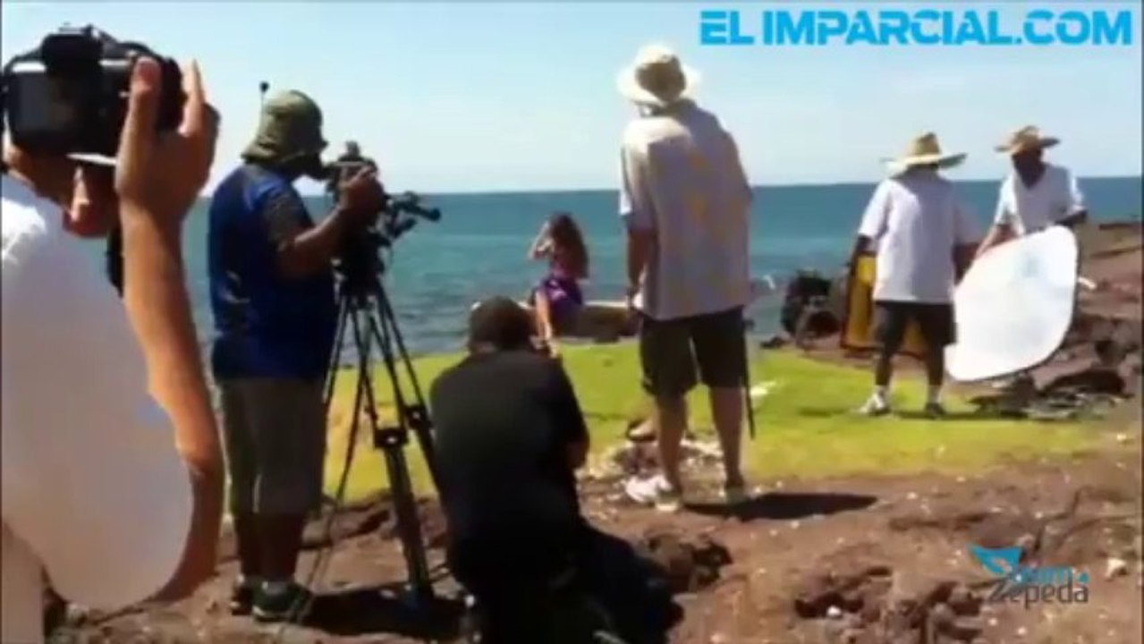 David Zepeda @davidzepeda1 y elenco de MPV grabaron el gran final en San Carlos,Sonora