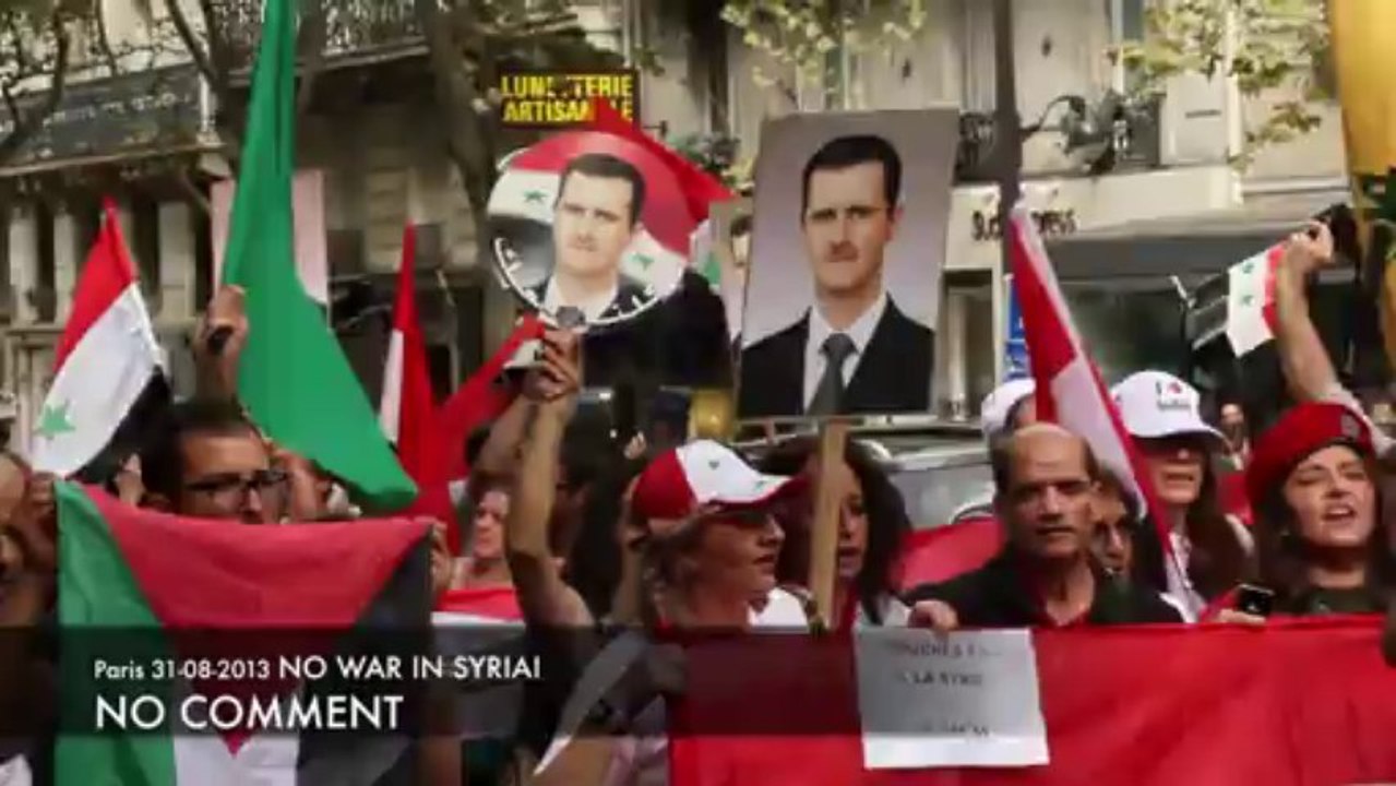 NO WAR IN SYRIA ! (Marche à Paris le 31-08-2013)
