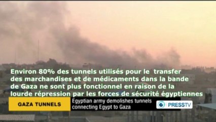 L'Egypte détruit les tunnels de Gaza