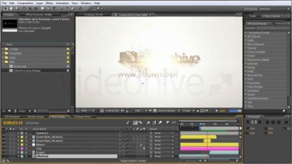 Reverse Fire Shatter - After Effects Template