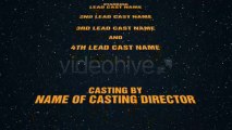 Cinema Credits - After Effects Template