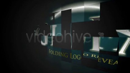 Folding Logo Reveal - After Effects Template