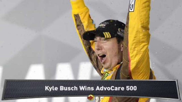 Kyle Busch Holds Off Joey Logano