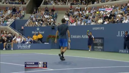 Amerika Açık: Roger Federer - Adrian Mannarino