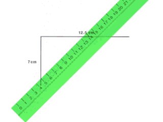 Construire le patron d’un cylindre de hauteur 7 CM et de rayon de base 2 CM