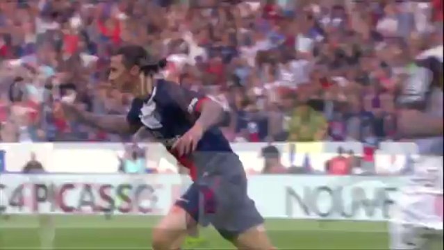 But Zlatan IBRAHIMOVIC (90ème +3) - Paris Saint-Germain - EA Guingamp (2-0) - 2013/2014