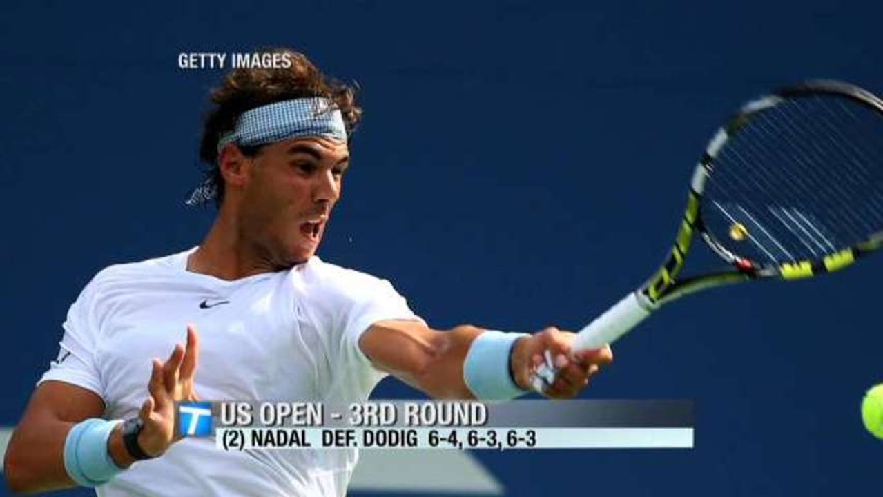Nadal, Federer Cruise at U.S. Open