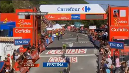 Nicolas Roche win red Jersey in Vuelta a Espana 2013