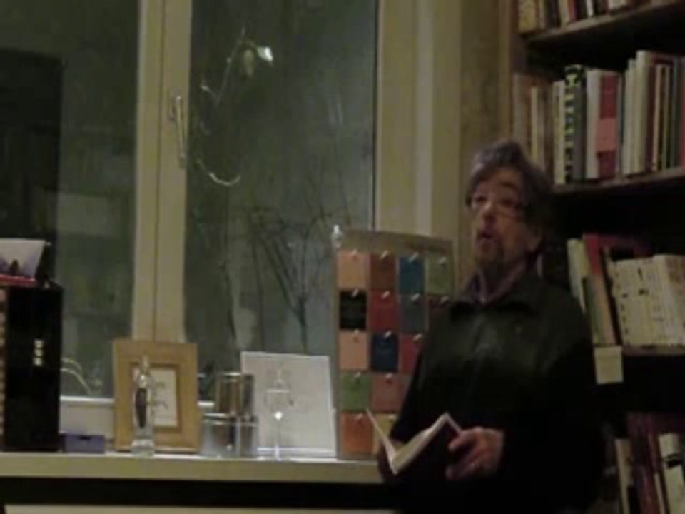 Marcus Cumberlege - Marcus reads his poetry in Brugge