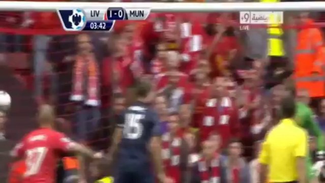 هدف مباراة ليفربول 1-0 مانشستر يونايتد