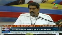 Llama pdte. Nicolás Maduro a eliminar odios entre Venezuela y Guyana