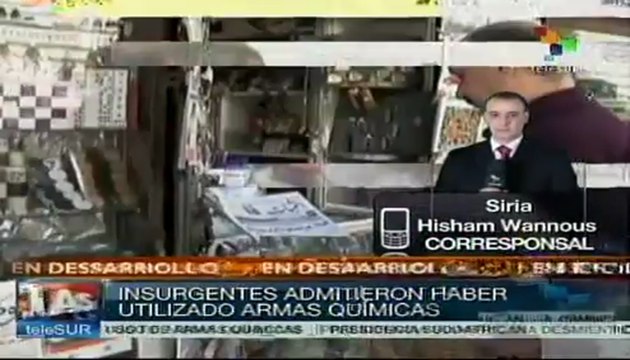 Mercenarios sirios admitieron haber utilizado armas químicas