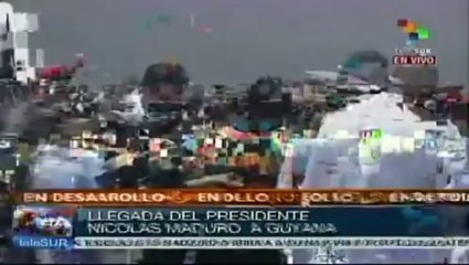 Presidente Nicolás Maduro llega a Guyana para fortalecer relación