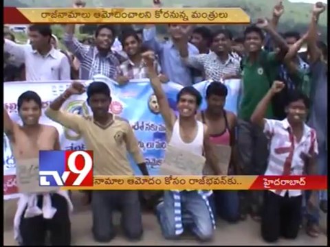 Seemandhra ministers want to get resignations accepted by Governor