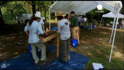 ABD'deki Panhandle okulunda kazı çalışması