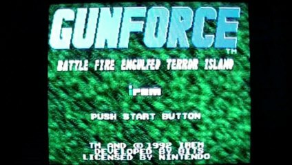 First Level - PrIm - Gunforce : Battle Fire Engulfed Terror Island - Super Nintendo