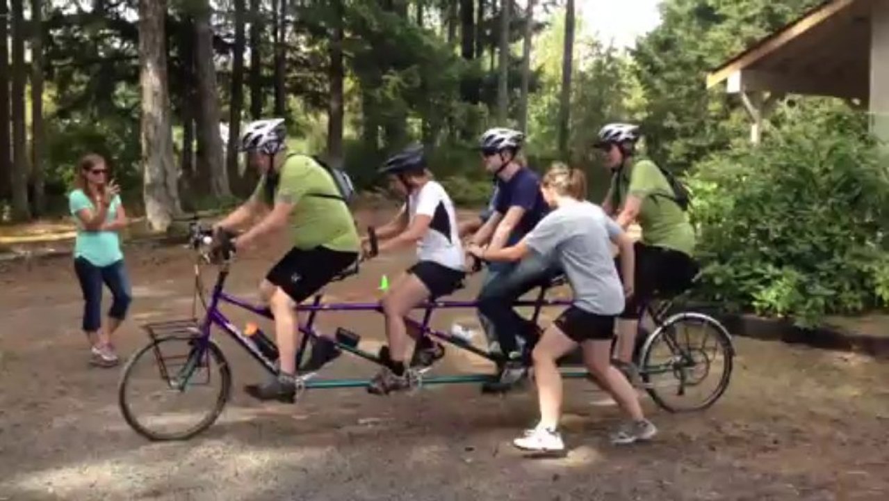 Launching the Quad Tandem Bike