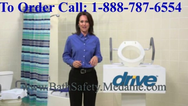 Bariatric Commode Toilet Seat Riser for handicap bathroom