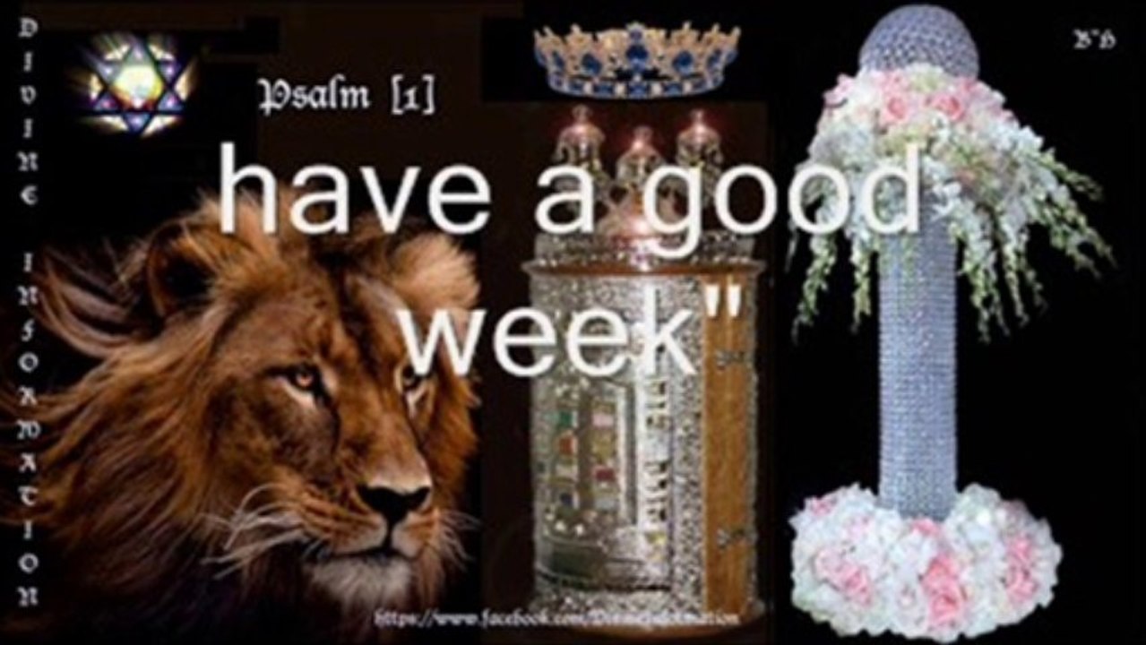 have a good week.
