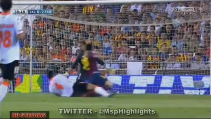 Valencia vs Barcelona 0:2 Messi