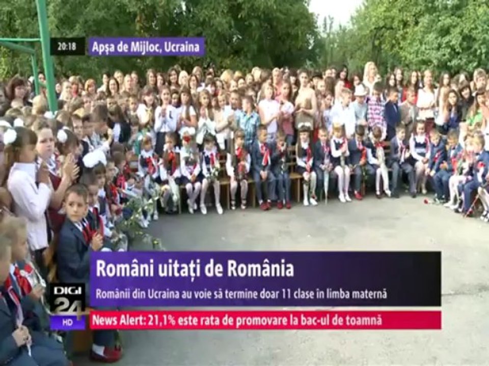 Românii din Ucraina uitati de Basescu si Ponta