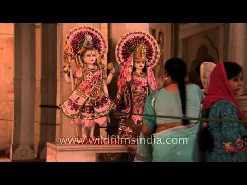 Devotees offer prayers during Janmashtami